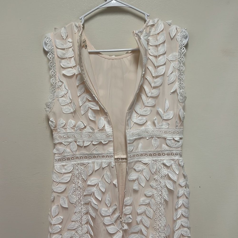 Just Me Ivory Lace Midi Dress - Picture 10 of 10